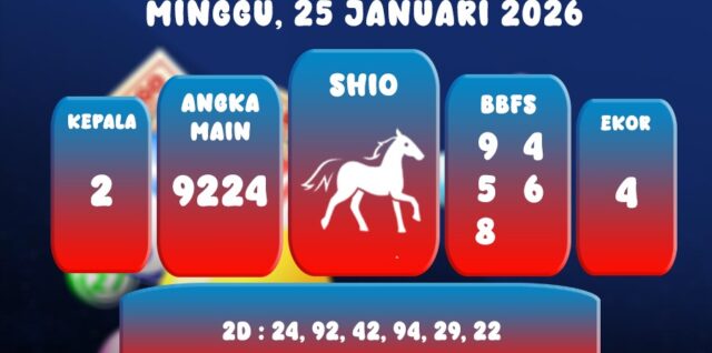 PREDIKSI SINGAPORE POOL 25 JANUARI 2026