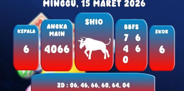 PREDIKSI SINGAPORE POOL 15 MARET 2026