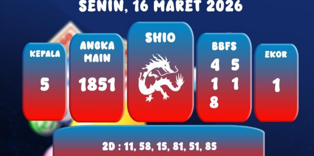 PREDIKSI SINGAPORE POOL 16 MARET 2026